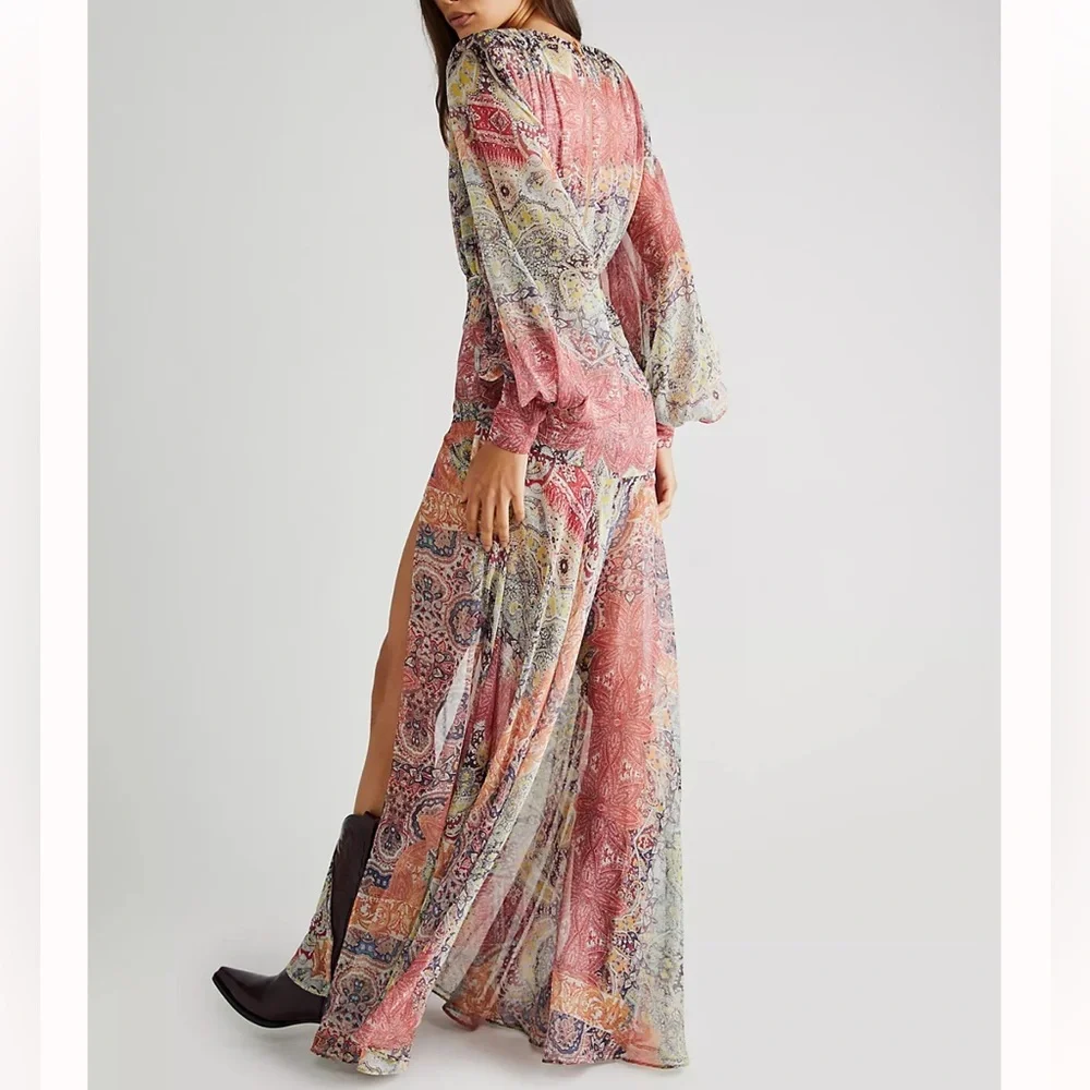 free people x bronx and banco Farah Maxi Dress - Picture 2 of 6